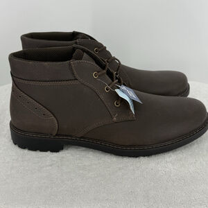 Nunn Bush Men's Delton Plain Toe Chukka Boots Brown Men’s Size 12 NEW